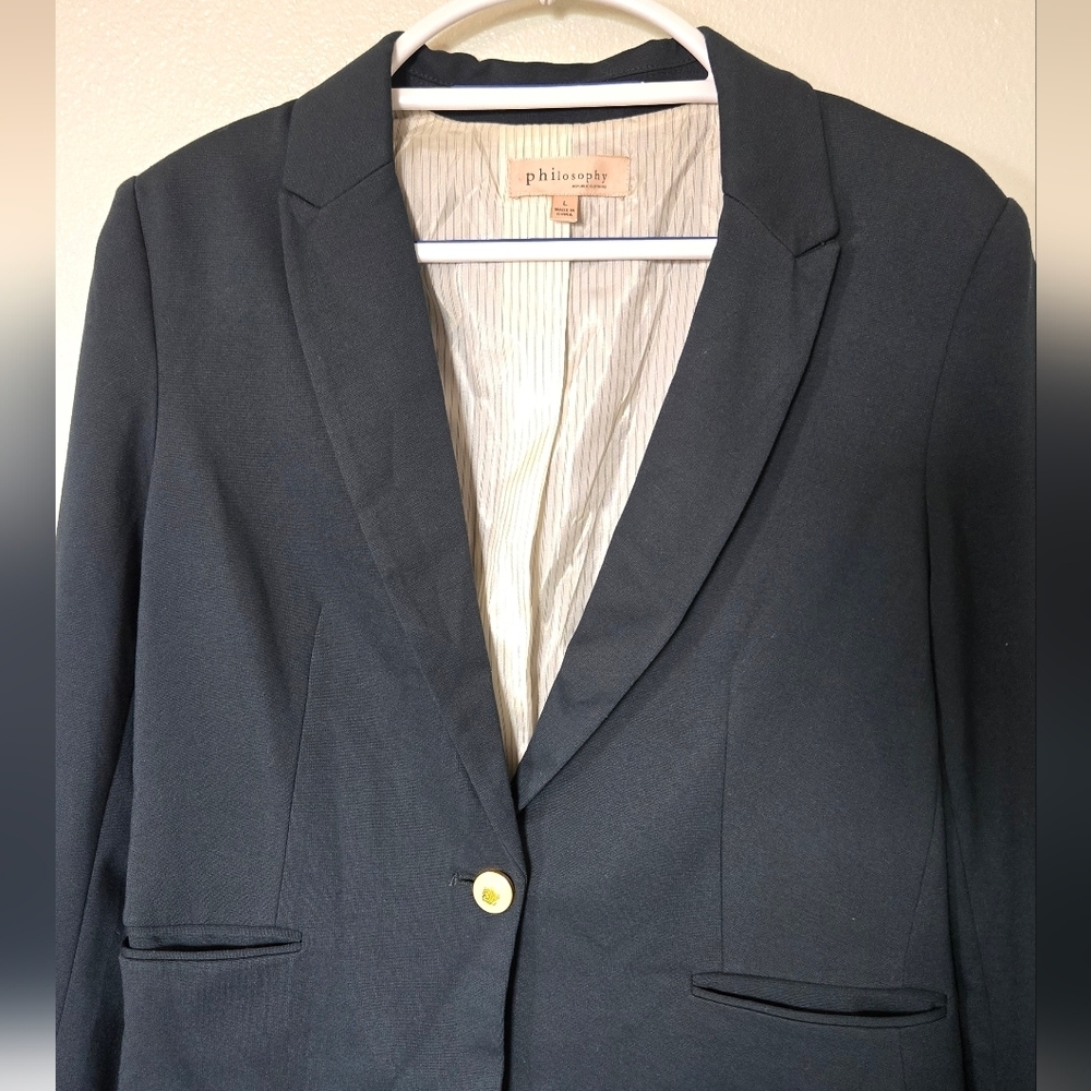 Philosophy | Dark Green Ponte Blazer Size Large